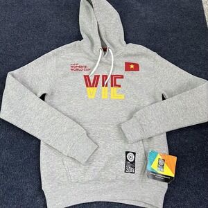 Vietnam VIE Hoodie Mens Gray FIFA Women's World Cup AUNZ 2023 Soccer Pullover